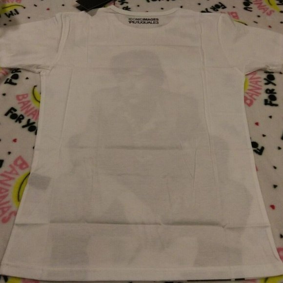 David Bowie 1PIU1UGUALE3 x ICONIC IMAGES Limited Edition T-shirt NWT - Picture 6 of 11